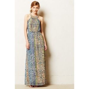 Anthropologie Rainbow Animal Print Maxi - 6